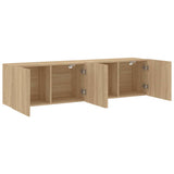 TV Cabinets Wall-mounted 2 pcs Sonoma Oak 80x30x41 cm 836957