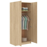 Wardrobe Sonoma Oak 80x52x180 cm Engineered Wood 800624