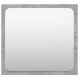 4 Piece Bathroom Furniture Set Concrete Grey Engineered Wood 3324879