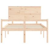Senior Bed without Mattress Small Double Solid Wood 3195451