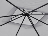 3 x 3 Garden Gazebo Patio Party Tent Shelter Outdoor Canopy Double Tier Sun Shade Metal Frame T3398P322089