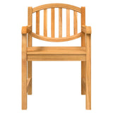 7 Piece Garden Dining Set Solid Wood Teak 3157932