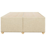 Bed Frame without Mattress Cream 120x190 cm Small Double Fabric 3284720