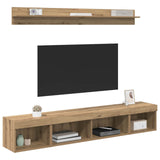 TV Wall Cabinet Set 5 pcs Artisan Oak Engineered Wood 3402953