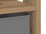 Bedside Table 2 pcs Artisan Oak 41 x 40 x 45 cm Engineered Wood 8000435