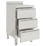 Commercial Kitchen Cabinets 2 pcs 50x60x96 cm Stainless Steel 3081934