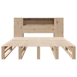 Bookcase Bed without Mattress 160x200 cm Solid Wood 3323881