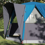 Cabin Tent 3-Person with Roof Blue and Grey 320 x 320 x 203 cm 42004033