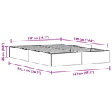 Ottoman Bed Frame with Storage Natural 120 x 190 cm 3418774