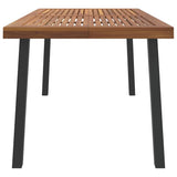 Garden Table 150x90x75 cm Solid Wood Acacia 319523