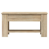 Coffee Table Sonoma Oak 101x49x52 cm Engineered Wood 809704