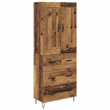 Highboard Old Wood 69.5 x 34 x 180 cm Engineered Wood 3415622