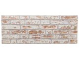 Wall Panels 10 pcs 100 x 50 cm Red and White EPS Foam 42046101