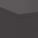 Fire Pit Black 100 x 100 x 30 cm Steel 859000