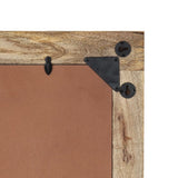 Bathroom Mirror 50x70x2.5 cm Solid Wood Mango and Glass 358243