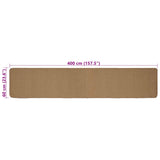 Area Rugs Light Brown 60 x 400 cm Jute 42010775