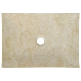Sink 50x35x12 cm Marble Cream 142765