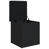 Storage Bench Black 42x42x45 cm Engineered Wood 835034