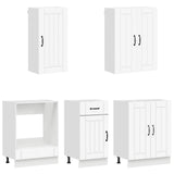 Kitchen Unit LUCCA 5 pcs White Engineered Wood 3438255