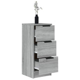 Sideboards 2 pcs Grey Sonoma 30x30x70 cm Engineered Wood 817015