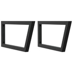 Basin Shelf Wall Mounted Steel and Solid Wood Acacia 3302923