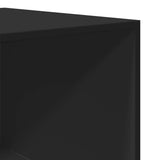 Wardrobe Black 80x50x200 cm Engineered Wood 3307721