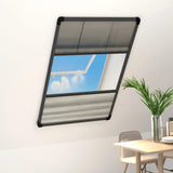 Plisse Insect Screen for Windows Aluminium 80x160 cm with Shade 148685