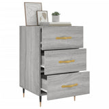 Bedside Cabinet Grey Sonoma 40x40x66 cm Engineered Wood 827642