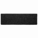 Stair Mats Self-adhesive 20 pcs 65x21x4 cm Black Rectangular Edge 3365717