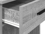 Computer Tower Stand with Drawer Grey Sonoma 35x45x77 cm 858745