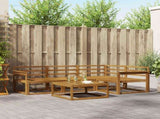 Outdoor Sofa Set 5 pcs Natural Solid Acacia Wood 3367532
