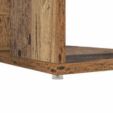 Desk with Shelf Old Wood 130 x 50.5 x 75 cm Engineered Wood 869504