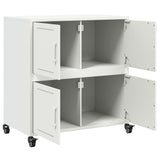 Sideboard White 68x39x72 cm Steel 846655