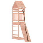 ZNTS Playhouse with Climbing Wall Solid Wood Douglas 3156899