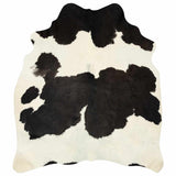 Real Cow Hide Rug Black and White 150x170 cm 284343