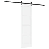 Sliding Door ORKDAL White 61 x 198.5 cm Solid Pine Wood 3333801