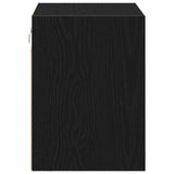 ZNTS Garage Wall Cabinets 2 pcs Black Engineered Wood 860628