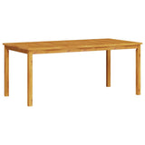 Garden Dining Set Folding 7 pcs Brown Solid Acacia Wood 3375634