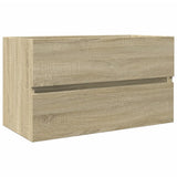 Sink Cabinet Sonoma oak Engineered wood Medium Sink Cabinet 849637