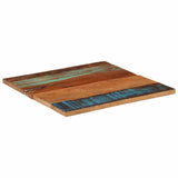 Square Table Top 70x70 cm 25-27 mm Solid Reclaimed Wood 286059