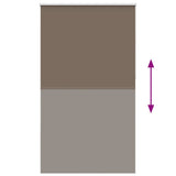 Roller Blind Blackout Coffee 130x230 cm Fabric Width 126,6 cm Polyester 4011082