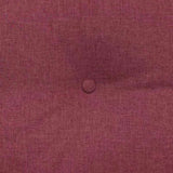 Back Pillow Wine Red 200 x 24 x 50 cm Fabric 42014589