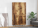 Highboard 2 pcs Old Wood Engineered Wood 3415658