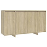 ZNTS Sideboard Sonoma Oak 135x41x75 cm Engineered Wood 809596