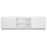 TV Stand 140 x 34.5 x 40 cm White Engineered Wood 8011486