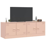 TV Cabinets 2 pcs Pink 67x39x44 cm Steel 841634