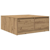 Coffee Table with Drawers Artisan Oak 100x100x40 cm 3328407