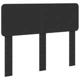 Bed Frame with Headboard Black 120 x 190 cm Engineered Wood 3412401
