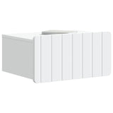 Wall-Mounted Bedside Cabinet 2 pcs White 49 x 34.5 x 24 cm 898276
