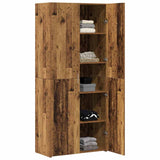 Highboard 2 pcs Old Wood 80 x 42 x 185 cm 3365594